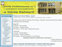 Tablet Screenshot of gim.zsogorakalwaria.pl